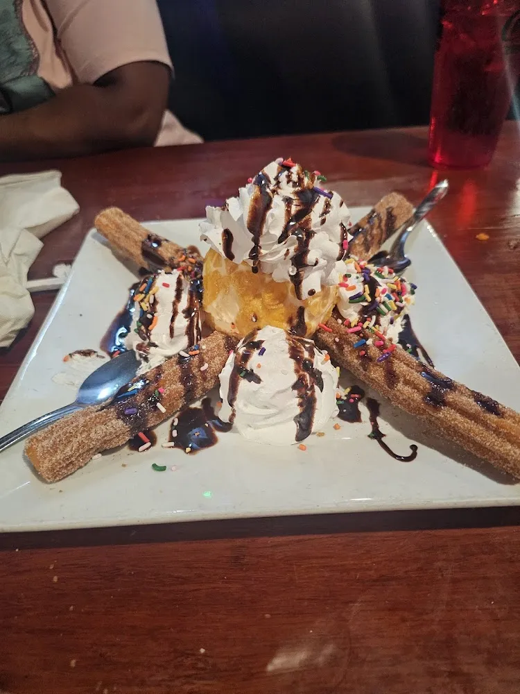 Churros with Fried Ice Cream